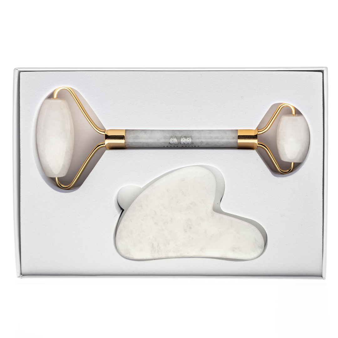 mountainquartz glam roller + guasha set