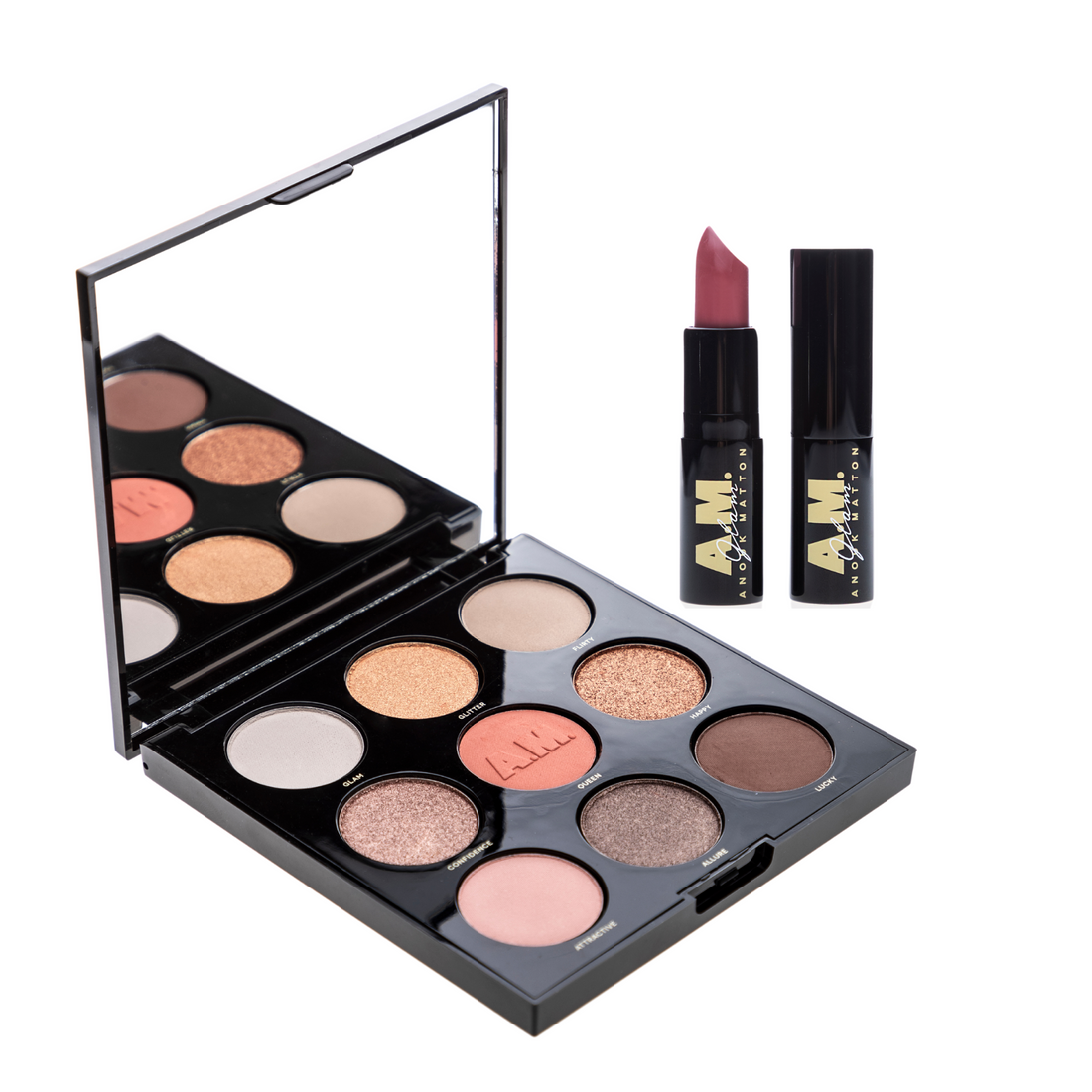 glam eyeshadow & lipstick kit